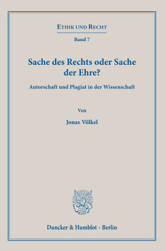 Sache des Rechts oder Sache der Ehre? Sache des Rechts oder Sache der Ehre?