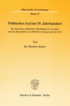 Politisches Asyl im 19. Jahrhundert Politisches Asyl im 19. Jahrhundert
