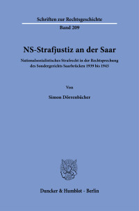 NS-Strafjustiz an der Saar