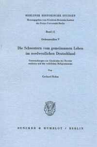Die Schwestern vom gemeinsamen Leben im nordwestlichen Deutschland