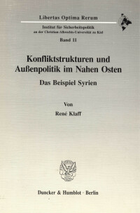 Konfliktstrukturen und Außenpolitik im Nahen Osten
