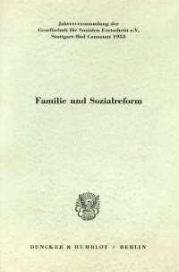 Familie und Sozialreform