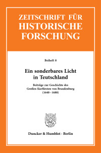Ein sonderbares Licht in Teutschland