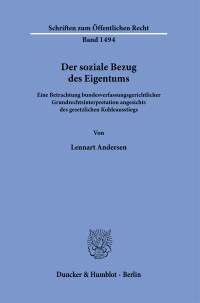Der soziale Bezug des Eigentums
