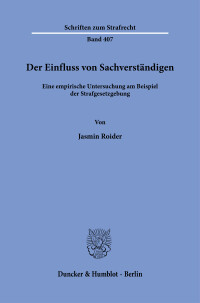 Der Einfluss von Sachverständigen