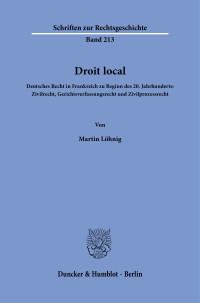 Droit local