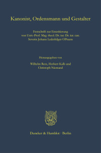 Kanonist, Ordensmann und Gestalter