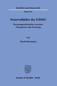 Steuersubjekte des ErbStG