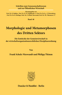 Morphologie und Metamorphosen des Dritten Sektors
