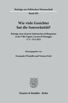 Wie viele Gesichter hat die Souveränität? Wie viele Gesichter hat die Souveränität?