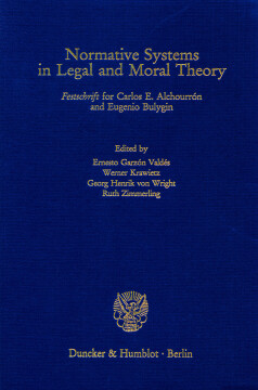 Normative Systems in Legal and Moral Theory
