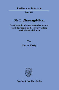 Die Ergänzungsbilanz