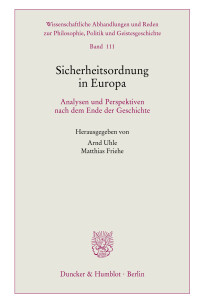 Sicherheitsordnung in Europa