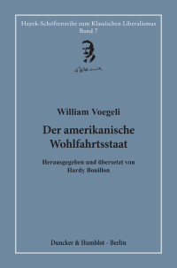 Der amerikanische Wohlfahrtsstaat