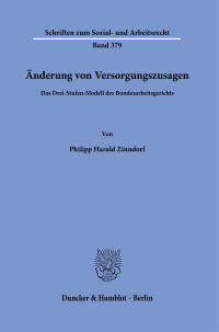 Änderung von Versorgungszusagen