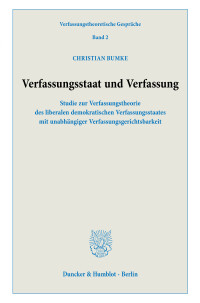 Verfassungsstaat und Verfassung