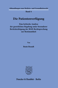 Die Patientenverfügung