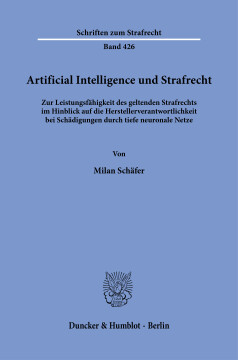 Artificial Intelligence und Strafrecht