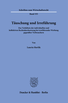 Täuschung und Irreführung Täuschung und Irreführung
