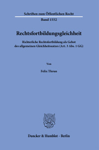 Rechtsfortbildungsgleichheit