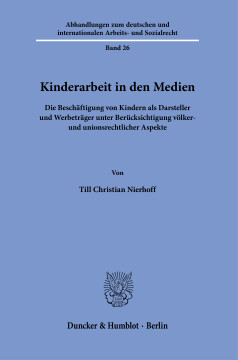 Kinderarbeit in den Medien Kinderarbeit in den Medien