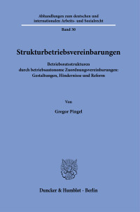Strukturbetriebsvereinbarungen