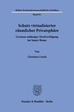 Schutz virtualisierter räumlicher Privatsphäre Schutz virtualisierter räumlicher Privatsphäre