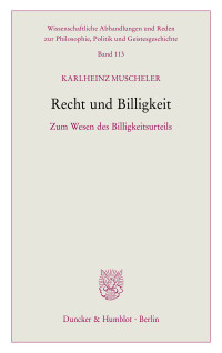 Recht und Billigkeit