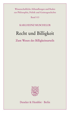 Recht und Billigkeit Recht und Billigkeit