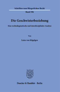 Die Geschwisterbeziehung