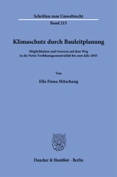 Klimaschutz durch Bauleitplanung Klimaschutz durch Bauleitplanung
