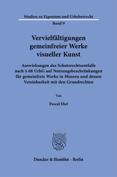Vervielfältigungen gemeinfreier Werke visueller Kunst Vervielfältigungen gemeinfreier Werke visueller Kunst