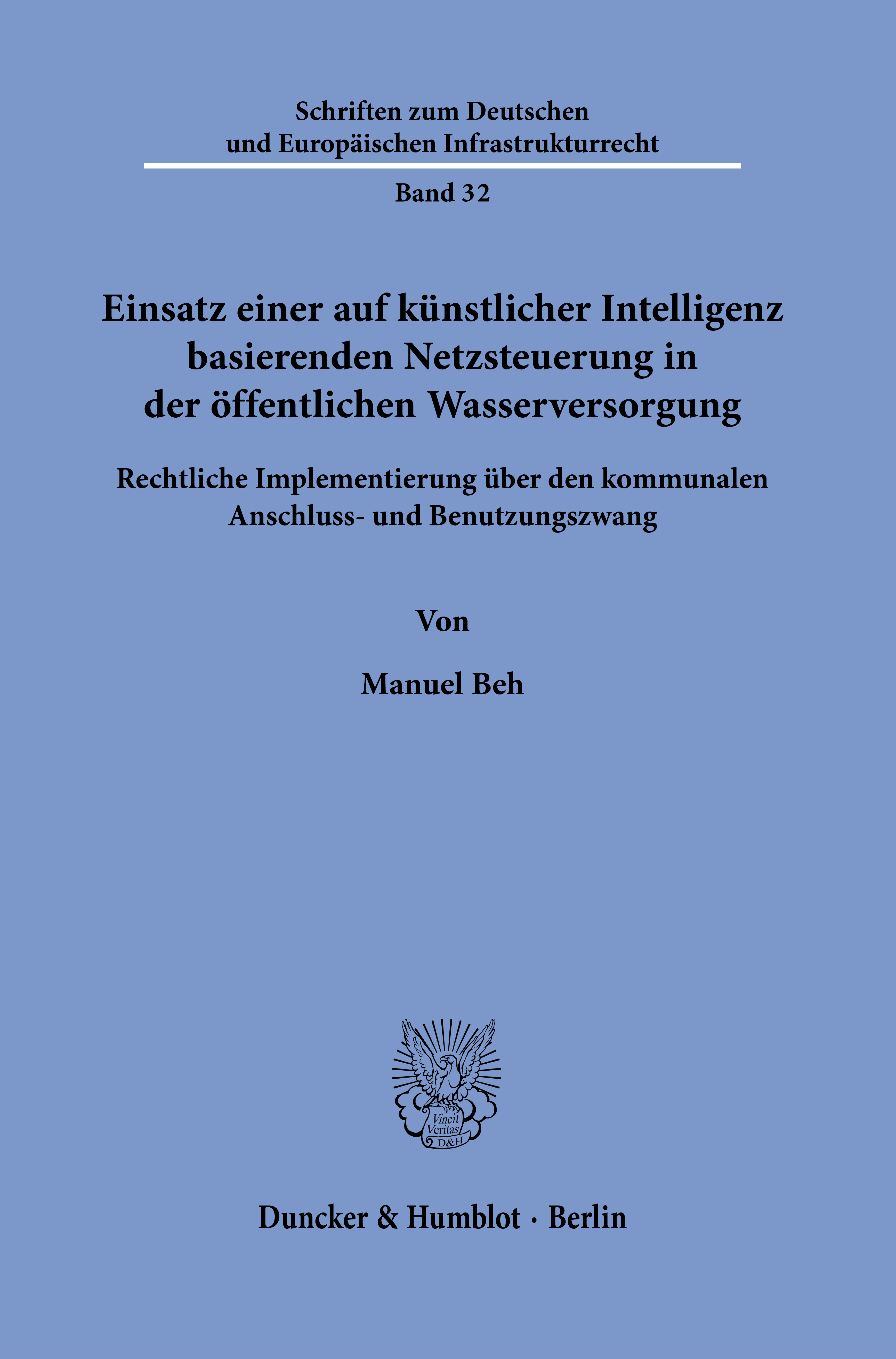 Einsatz einer auf künstlicher Intelligenz basierenden Netzsteuerung in der öffentlichen Wasserversorgung