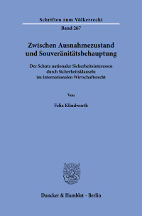Zwischen Ausnahmezustand und Souveränitätsbehauptung