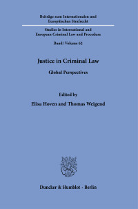Justice in Criminal Law