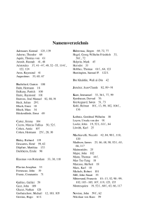 Namensverzeichnis