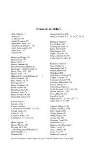 Personenverzeichnis