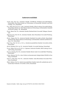 Autorenverzeichnis