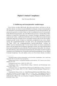 Digital Criminal Compliance