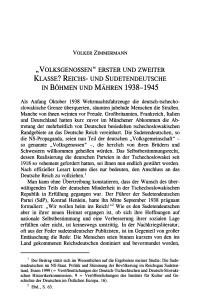 „Volksgenossen" erster und zweiter Klasse?