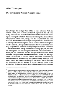 Die sowjetische Welt als Verschwörung