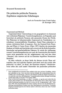 Die polnische politische Paranoia