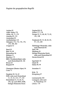 Register der geographischen Begriffe