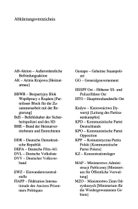 Abkürzungsverzeichnis