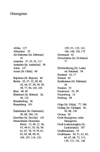 Ortsregister