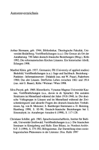 Autorenverzeichnis