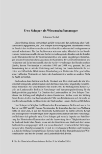 Uwe Schaper als Wissenschaftsmanager