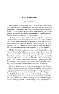 Eher konservativ