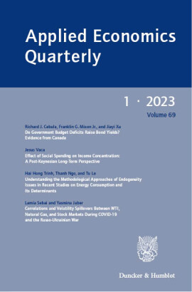 Applied Economics Quarterly