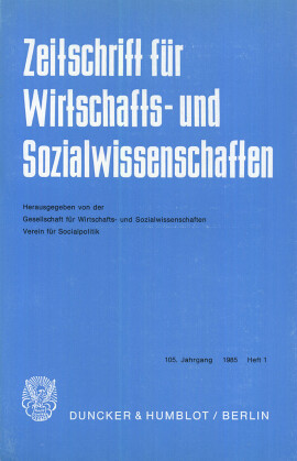 Vol. 105 (1985), Issue 1